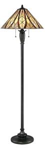 Elstead QZ-VICTORY-FL - Stojacia lampa Tiffany VICTORY 2xE27/60W/230V