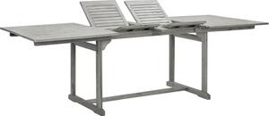 Maison Exclusive – Záhradný jedálenský stôl (160–240) x 100 x 75 cm z masívneho akátového dreva