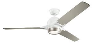 Kichler KLF-ZEUS-60-WHT-LED Stmievateľný stropný ventilátor ZEUS LED/10W/230V +DO