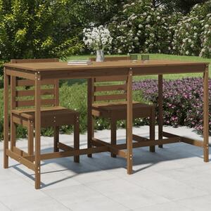 Maison Exclusive - Záhradný stôl medovo hnedý 203,5x90x110 cm masívne drevo borovica