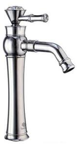 Umývadlová batéria KRAN v retro štýle SILVER CHROME Lauferi