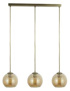 Searchlight 1623-3AM - Luster na lanku PENDANT 3xE27/40W/230V zlatá