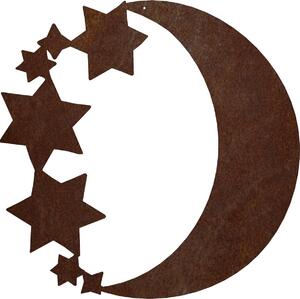 CORGARDEN Záhradná dekorácia mesiac 50 x 50 cm, corten CORGARDEN 1068