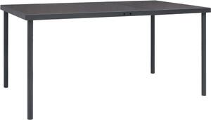 Maison Exclusive – Vonkají jedálenský stôl, antracit, 150 x 90 x 74 cm, oce