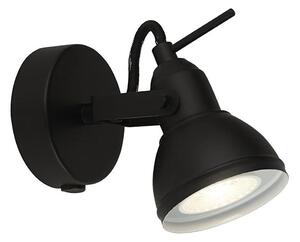 Searchlight 1541BK - Nástenné bodové svietidlo FOCUS 1xGU10/50W/230V čierna