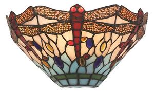 Searchlight 1283-17 - Tiffany nástenné svietidlo DRAGONFLY 1xE14/60W/230V