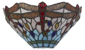 Searchlight 1283-17 - Tiffany nástenné svietidlo DRAGONFLY 1xE14/60W/230V