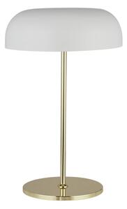 Searchlight EU60707WH - Stolná lampa HANOVER 2xE14/7W/230V biela/zlatá