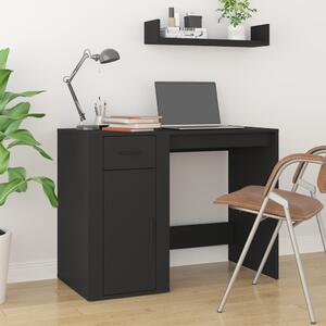 Maison Exclusive - písací stôl čierny 100x49x75 cm drevený materiál