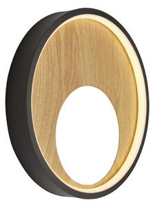 Searchlight 36303-1BK - LED Nástenné svietidlo CURIO LED/11W/230V hnedá
