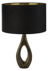 Searchlight EU86531BK - Stolná lampa BUCKLOW 1xE27/40W/230V mosadz