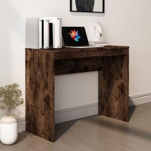 Maison Exclusive - písací stôl z dymového dubu 90x40x72 cm drevený materiál