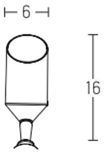 Zambelis E217 - Vonkajšia lampa 1xGU10/5W/230V IP65 čierna