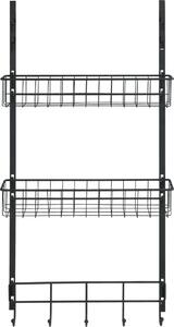 WENKO Dverová polica Black Tidy Storage bez vtania