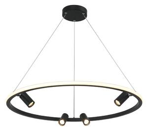Zambelis 22013 - LED Stmievateľný luster na lanku LED/59W/230V pr. 79 cm čierna