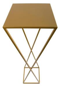 DekorStyle Moderný stojan na kvetináč 100cm zlatý
