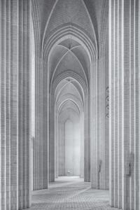 Umelecká fotografie Grundtvigs Kirke, Martin Fleckenstein, (26.7 x 40 cm)