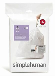 Simplehuman Vrecká do odpadkového koša A 4,5 l, 30 ks