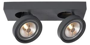 Lucide 09920/20/36 - LED Stmievateľné bodové svietidlo NENAD AR111 2xG53/10W/230V