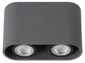 Lucide 09914/10/36 - LED Bodové svietidlo BENTOO 2xGU10/5W/230V šedá