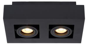Lucide 09119/11/30 - LED Bodové svietidlo XIRAX 2xGU10/5W/230V čierna