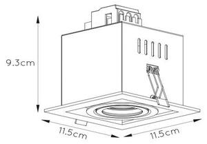Lucide 09926/01/30 - Podhľadové svietidlo CHIMNEY 1xGU10/50W/230V