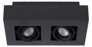 Lucide 09119/11/30 - LED Bodové svietidlo XIRAX 2xGU10/5W/230V čierna