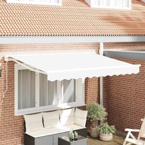 Maison Exclusive – Rám markízy, biely, 350 x 200 cm, polyester sPolyuretánpovrchovou úpravou