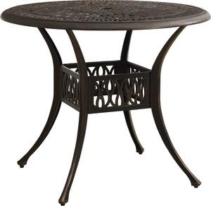 Maison Exclusive – Záhradný stôl Bronzen 90 x 90 x 74 cm z liateho hliníka