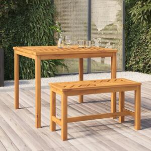 Maison Exclusive - Záhradný jedálenský stôl 90x90x74 cm z masívneho dreva akácie
