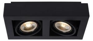 Lucide 09120/24/30 - LED Stmievateľné bodové svietidlo ZEFIX 2xGU10/12W/230V čierna