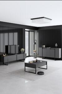 Kalune Design Súprava nábytku do obývacej izby Luxe antracitová/čierna