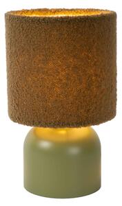 Lucide 10516/01/33 - Stolná lampa WOOLLY 1xE14/40W/230V zelená