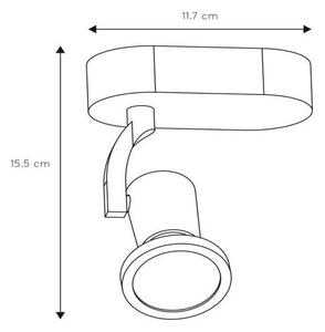 Lucide 11903/05/31 - LED bodové svietidlo JASTER-LED 1xGU10/5W/230V biele