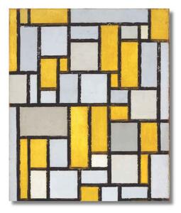 Obraz Mondrian - Kompozícia s mriežkou - S (40x30cm) 49€