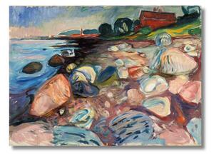 Obraz Edvard Munch - Pobrežie s červeným domom - S (40x30cm) 49€