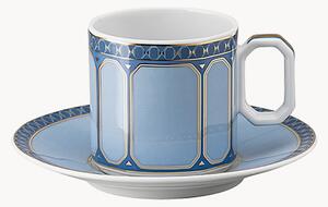 Porcelánová šálka na espresso's podšálkou Signum, 2 ks
