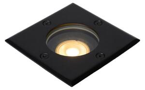 Lucide 11800/01/30- Vonkajšie zápustné svietidlo BILTIN 1xGU10/35W/230V IP67 čierna
