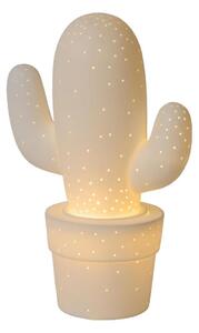 Lucide 13513/01/31 - Stolná lampa CACTUS 1xE14/40W/230V biela