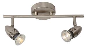 Lucide 13955/10/12 - LED bodové svietidlo CARO-LED 2xGU10/5W/230V chróm
