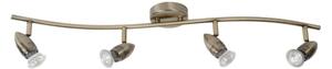 Lucide 13955/20/03 - LED bodové svietidlo CARO-LED 4xGU10/5W/230V bronz
