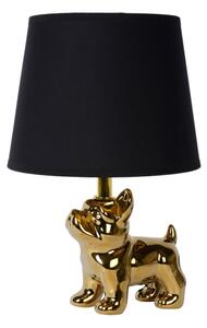 Lucide 13533/81/10 - Stolná lampa WINSTON 1xE14/25W/230V zlatá/čierna