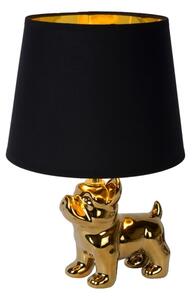 Lucide 13533/81/10 - Stolná lampa WINSTON 1xE14/25W/230V zlatá/čierna