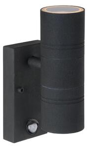 Lucide14866/10/30-LED Vonkajšie svietidlo so senzorom ARNE-LED 2xGU10/5W/230V IP44