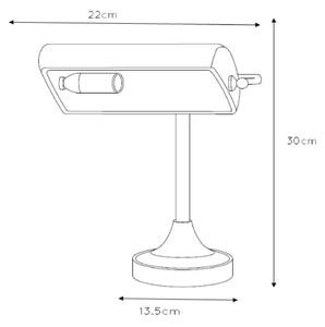 Lucide 17504/01/03 - Stolná lampa BANKER 1xE14/40W/230V