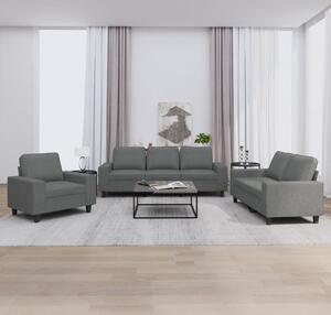 Maison Exclusive – 3-dielna sedacia súprava, tmavoedá látka