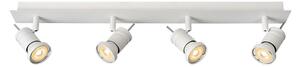 Lucide 17990/20/31 - LED bodové svietidlo TWINNY-LED 4xGU10/4,5W/230V biele 63 cm