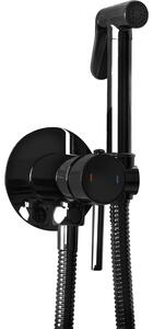 Bidetová batéria Rea LOOP Lungo Black Metallic