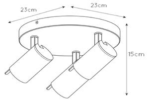 Lucide 17998/15/30 - LED Stmievateľné bodové svietidlo GRONY 3xGU10/5W/230V