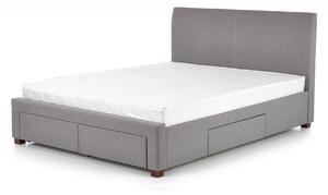 HALMAR Čalúnená posteľ Dena 140x200 cm sivá